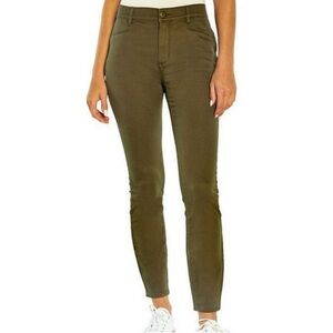 NWT GAP Olive Night Stretch Twill Skinny Pants Mid-Rise Soft QLP1637S Sz 16